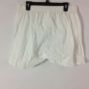 Bloomingdale's Women's Short White Size 38 Cotton